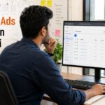 Google Ads expert in Chennai reviewing campaign performance metrics on a dashboard