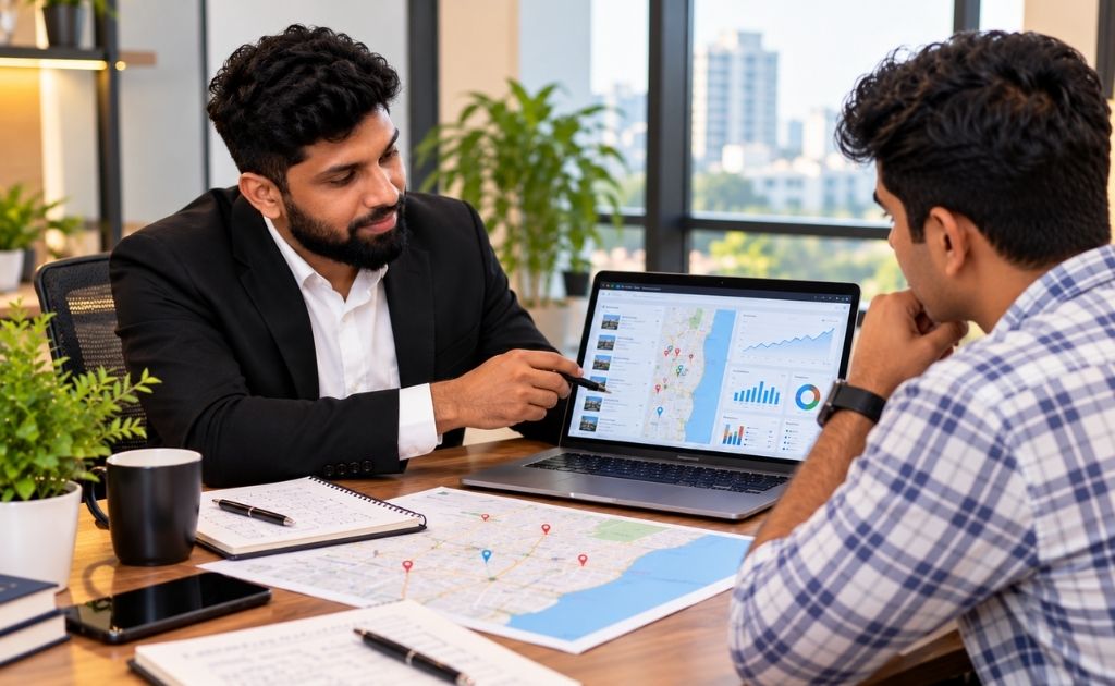 Local SEO strategy consultation for a Chennai business